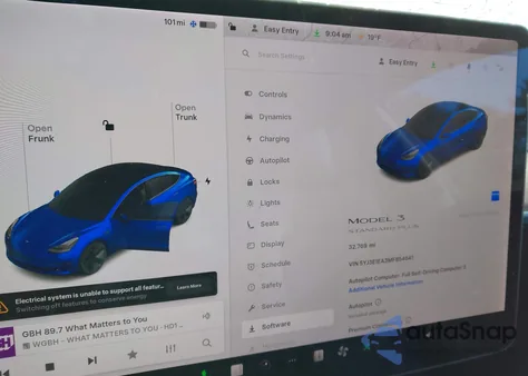 2021 Tesla Model 3 Standard Range Plus Rear-Wheel Drive из США, поврежденный, VIN 5YJ3E1EA3MF854641